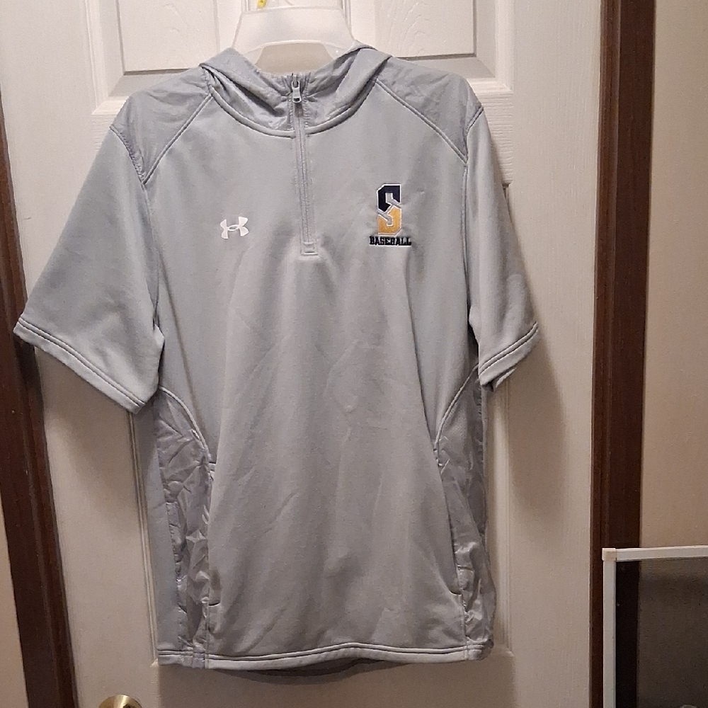 Under Armour Gray Short Sleeve Hoodie